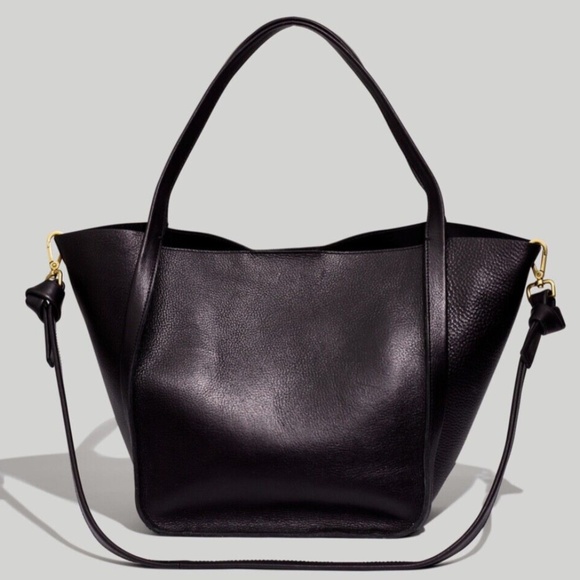 Madewell Bags New Madewell The Sydney Tote Bag In Black Leather